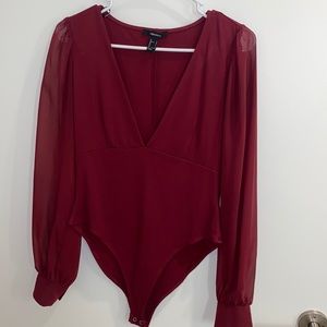 Beautiful red bodysuit